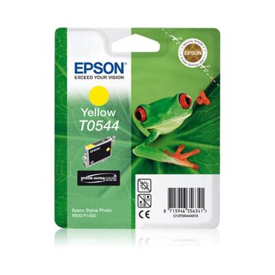 EPSON - Epson C13T05444020 (T0544) Yellow Original Cartridge - Stylus Photo R800 