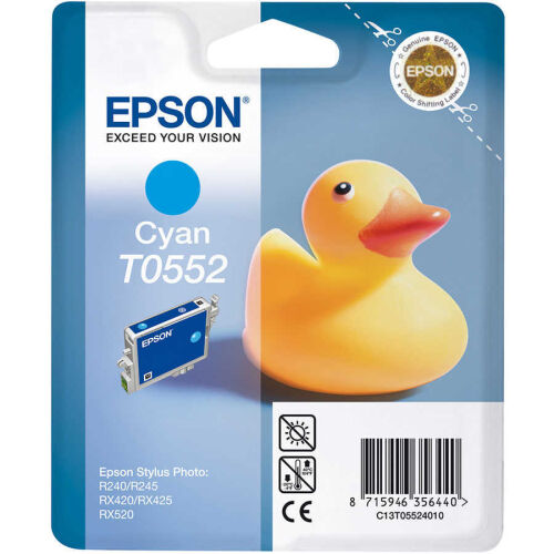 Epson C13T05524020 (T0552) Mavi Orjinal Kartuş - R240 / R245 (T2968) - 3