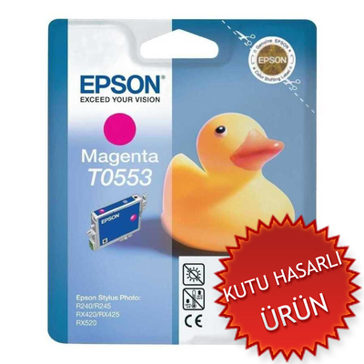 EPSON - Epson C13T05534020 (T0553) Kırmızı Orjinal Kartuş - R240 / R245 (C) (T17620)