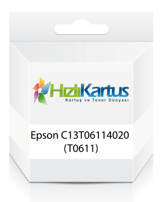 Epson C13T06114020 (T0611) Siyah Muadil Kartuş - DX3800 / DX3850 - EPSON
