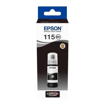 Epson C13T07C14A (115) Black Original Ink Cartridge - L8160 - EPSON