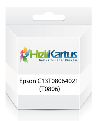 Epson C13T08064021 (T0806) Açık Kırmızı Muadil Kartuş - Stylus Photo PX650 - EPSON