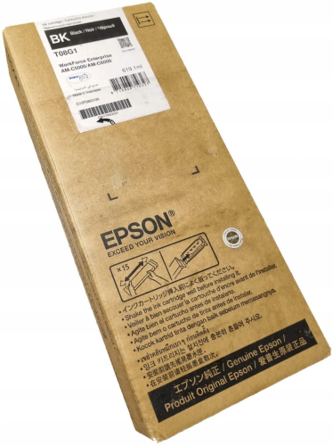 Epson C13T08G100 (T08G1) Siyah Orjinal Kartuş - AM-C5000 / AM-C6000 - 1
