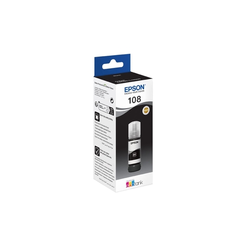 Epson C13T09C14A (108) Black Original Ink Cartridge - L8050 / L18050 - 1