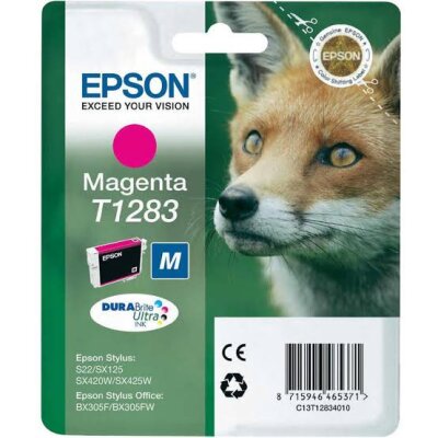Epson C13T12834020 (T1283) Kırmızı Orjinal Kartuş - Stylus SX215 - EPSON