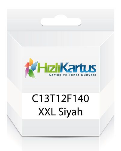 Epson C13T12F140 XXL Siyah Muadil Kartuş - WF-M5399DW / WF-M5899DWF - 1