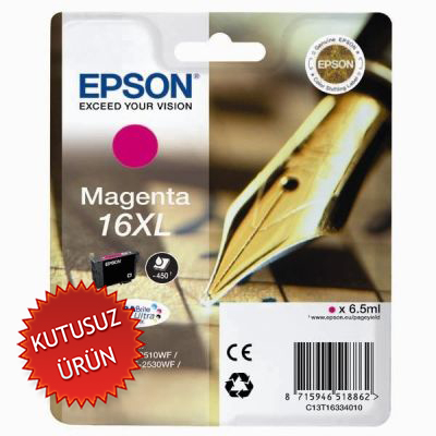 EPSON - Epson C13T16334020 (16XL) Magenta Original Cartridge - WF-2010 (Without Box)