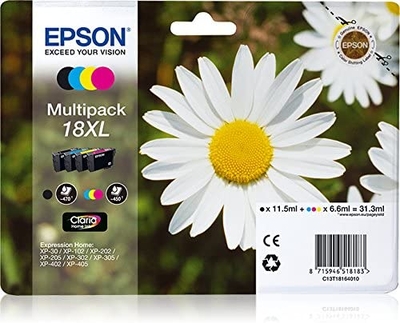 Epson C13T18164020 (18XL) Çoklu Paket Orjinal Kartuş - XP-102 - EPSON