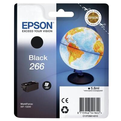 EPSON - Epson C13T26614010 (266) Black Original Cartridge - WF-100