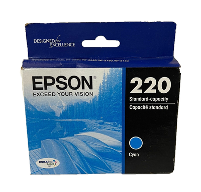 EPSON - Epson C13T293220 (220) Cyan Original Cartridge - WF-2650
