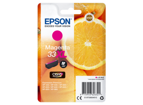 Epson C13T33634012 (33XL) Magenta Original Cartridge - XP-530 - 2