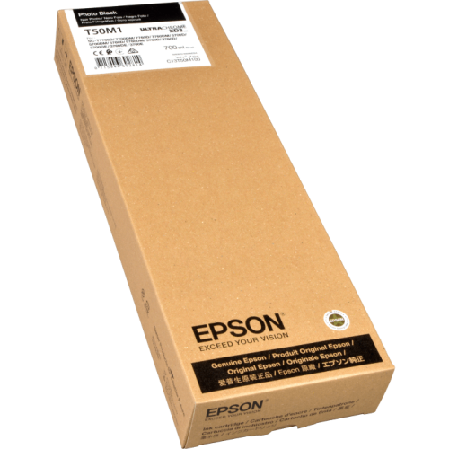 Epson C13T50M100 (T50M1) Foto Siyah Orjinal Kartuş - SC-T7700 / SC-T5700 - 1