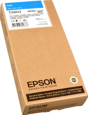 Epson C13T50U200 (T50U2) Mavi Orjinal Kartuş - SC-T5700D / SC-T7700D - EPSON
