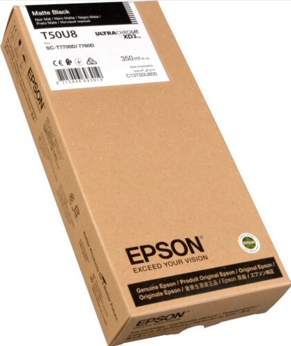 Epson C13T50U800 (T50U8) Mat Siyah Orjinal Kartuş - SC-T5700D / SC-T7700D - 1