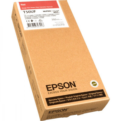 Epson C13T50UF00 (T50UF) Kırmızı (Red) Orjinal Kartuş - SC-T5700D / SC-T7700D - EPSON