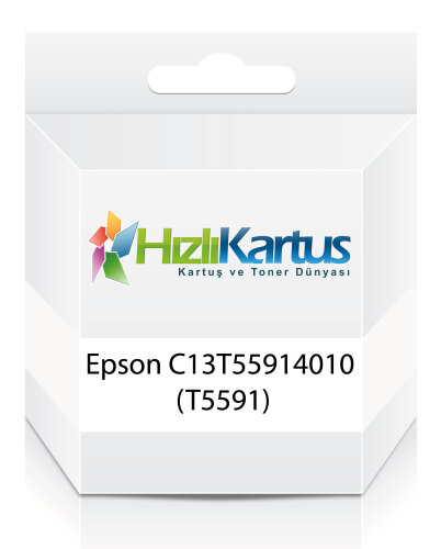 Epson C13T55914010 (T5591) Siyah Muadil Kartuş - Stylus Photo RX700 - 1