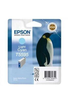 EPSON - Epson C13T559540 (T5595) Lıght Cyan Original Cartridge - Stylus Photo RX700 