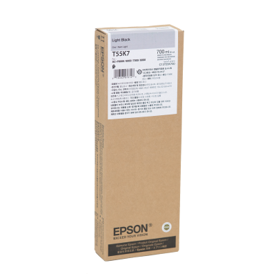 Epson C13T55K700 (T55K7) Açık Siyah Orjinal Kartuş - SC-P6000 - EPSON