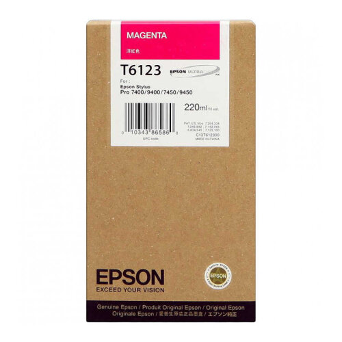 Epson C13T612300 (T6123) Kırmızı Orjinal Kartuş - Pro 7400 - 1