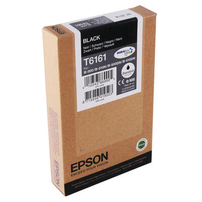 EPSON - Epson C13T616100 (T6161) Siyah Orjinal Kartuş - B-300 / B-310N (T2852)