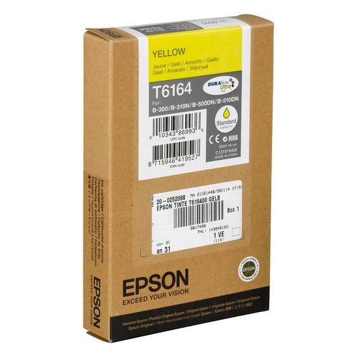 Epson C13T616400 (T6164) Sarı Orjinal Kartuş - B-300 / B-310N (T1904)