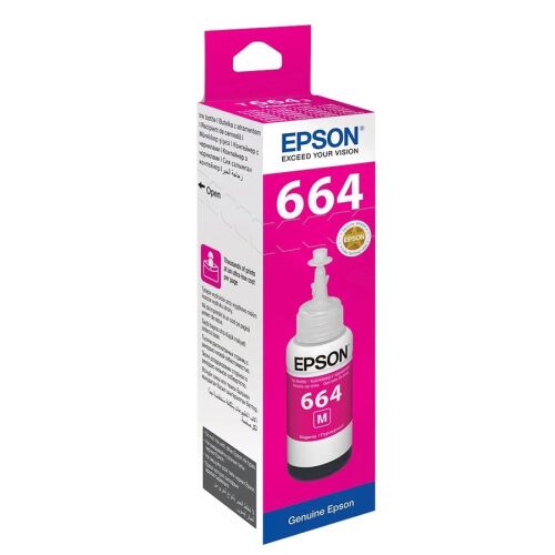 Epson C13T66434A (T6643) Kırmızı Orjinal Mürekkep Kartuş - ET-1400 - 2