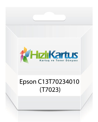 Epson C13T70234010 (T7023) Kırmızı XL Muadil Kartuş - WP-4015DN - EPSON
