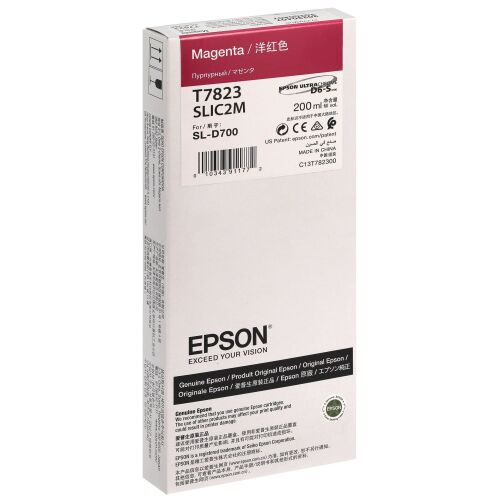 Epson C13T782300 (T7823) Kırmızı Orjinal Kartuş - SL-D700A - 1
