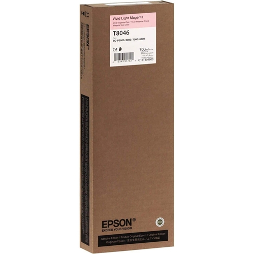 Epson C13T804600 (T8046) Açık Kırmızı Orjinal Kartuş - SC-P6000