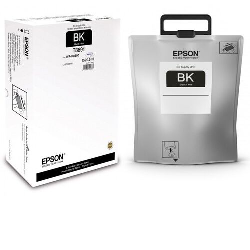 Epson C13T869140 (T8691) Black Original Ink Cartridge - Workforce Pro WF-R8590 