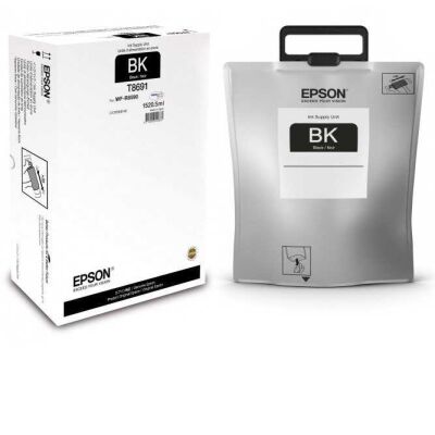 Epson C13T869140 (T8691) Siyah Orjinal Mürekkep Kartuş - Workforce Pro WF-R8590 (T12303) - 2