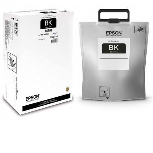 Epson C13T869140 (T8691) Siyah Orjinal Mürekkep Kartuş - Workforce Pro WF-R8590 (T12303) - 2