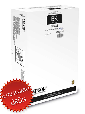 EPSON - Epson C13T878140 (T8781XXL) Siyah Orjinal Kartuş - WF-R5690DTWF (C)