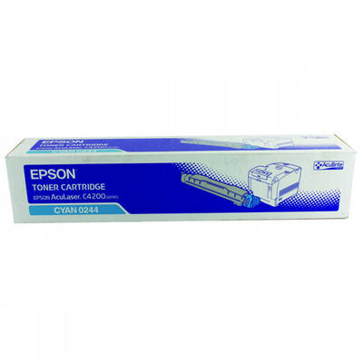 EPSON - Epson C13S050244 Cyan Original Toner - C4200