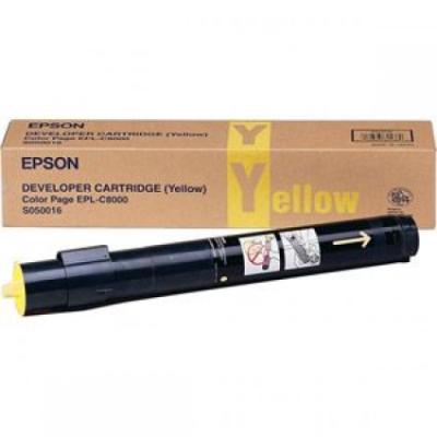 EPSON - Epson C13S050016 Sarı Orjinal Toner - C8000 / C8200 (T7398)