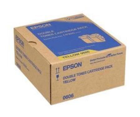 Epson C13S050606 Sarı Orjinal Toner İkili Paket - C9300 (T9818)