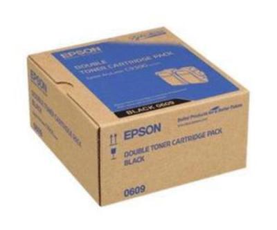 Epson C13S050609 Black Original Toner Dual Pack - C9300 - EPSON