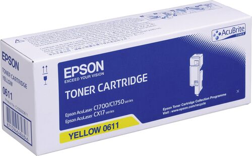 Epson C13S050611 Yellow Original Toner - CX17 / C1700