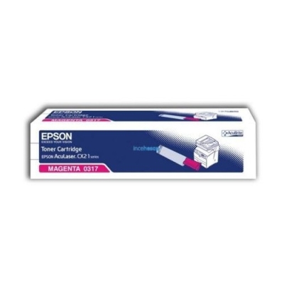 EPSON - Epson C13S050317 Kırmızı Orjinal Toner - CX21 (T6967)