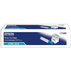 EPSON - Epson C13S050318 Cyan Original Toner - CX21 
