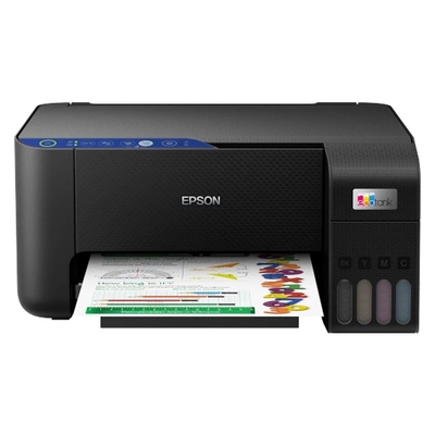 EPSON - Epson C11CJ67406 EcoTank L3251 Wi-Fi + Scanner + Photocopy Colour Multifunction Tank Ink Spray Printer