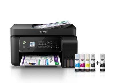 Epson C11CG85403 EcoTank L5190 Scanner + Photocopy + Fax + Wi-Fi Direct + Colour Tank Printer - Thumbnail
