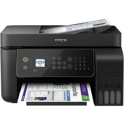 EPSON - Epson EcoTank L5190 Tarayıcı + Fotokopi + Faks + Wi-Fi Direct + Renkli Tanklı Yazıcı (C11CG85403)