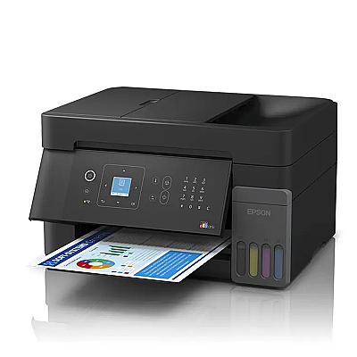 Epson EcoTank L5390 Wi-Fi + Tarayıcı + Fotokopi + Faks Renkli Çok Fonksiyonlu Tanklı Mürekkep Püskürtmeli Yazıcı - 2