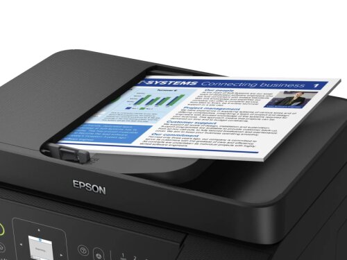 Epson EcoTank L5590 (C11CK57404) Wi-Fi + Tarayıcı + Fotokopi + Faks Renkli Çok Fonksiyonlu Mürekkep Tanklı Yazıcı - 4