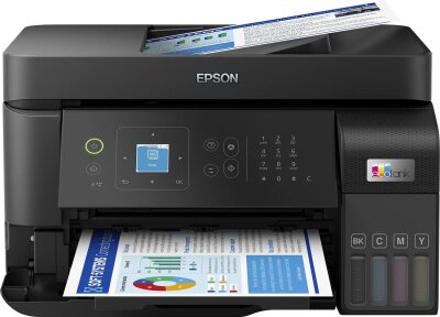 Epson EcoTank L5590 (C11CK57404) Wi-Fi + Tarayıcı + Fotokopi + Faks Renkli Çok Fonksiyonlu Mürekkep Tanklı Yazıcı - EPSON