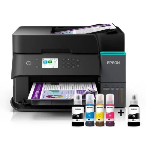 Epson EcoTank L6370 Wi-Fi + Tarayıcı + Fotokopi Renkli Çok Fonksiyonlu Tanklı Mürekkep Püskürtmeli Yazıcı - 1