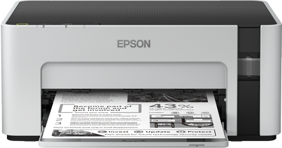 EPSON - Epson C11CG95403 EcoTank M1100 Black White Tank Mono Printer