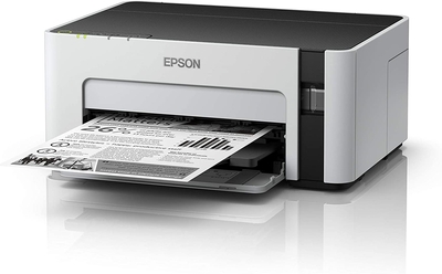 Epson C11CG96403 EcoTank M1120 Wi-Fi Black White Tank Mono Printer - Thumbnail
