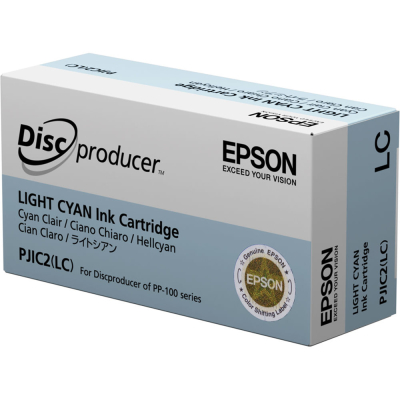 EPSON - Epson C13S020448 PJIC2(LC) Lıght Cyan Original Cartridge - DiscProducer PP-100